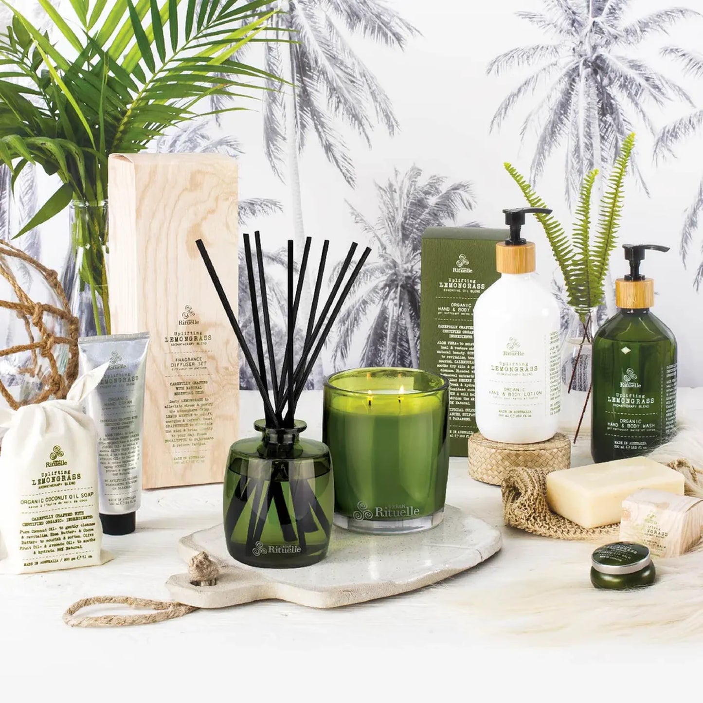 Lemongrass, Lemon Myrtle, Grapefruit & Eucalyptus Diffuser l Urban Rituelle