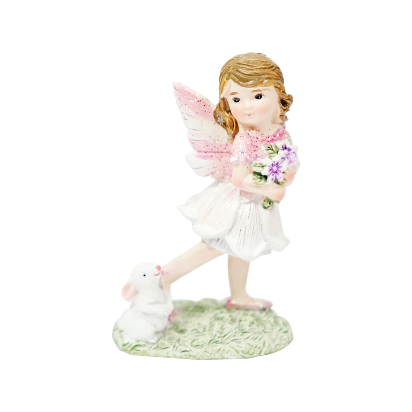Fairy on Mushroom in Display 8.5cm