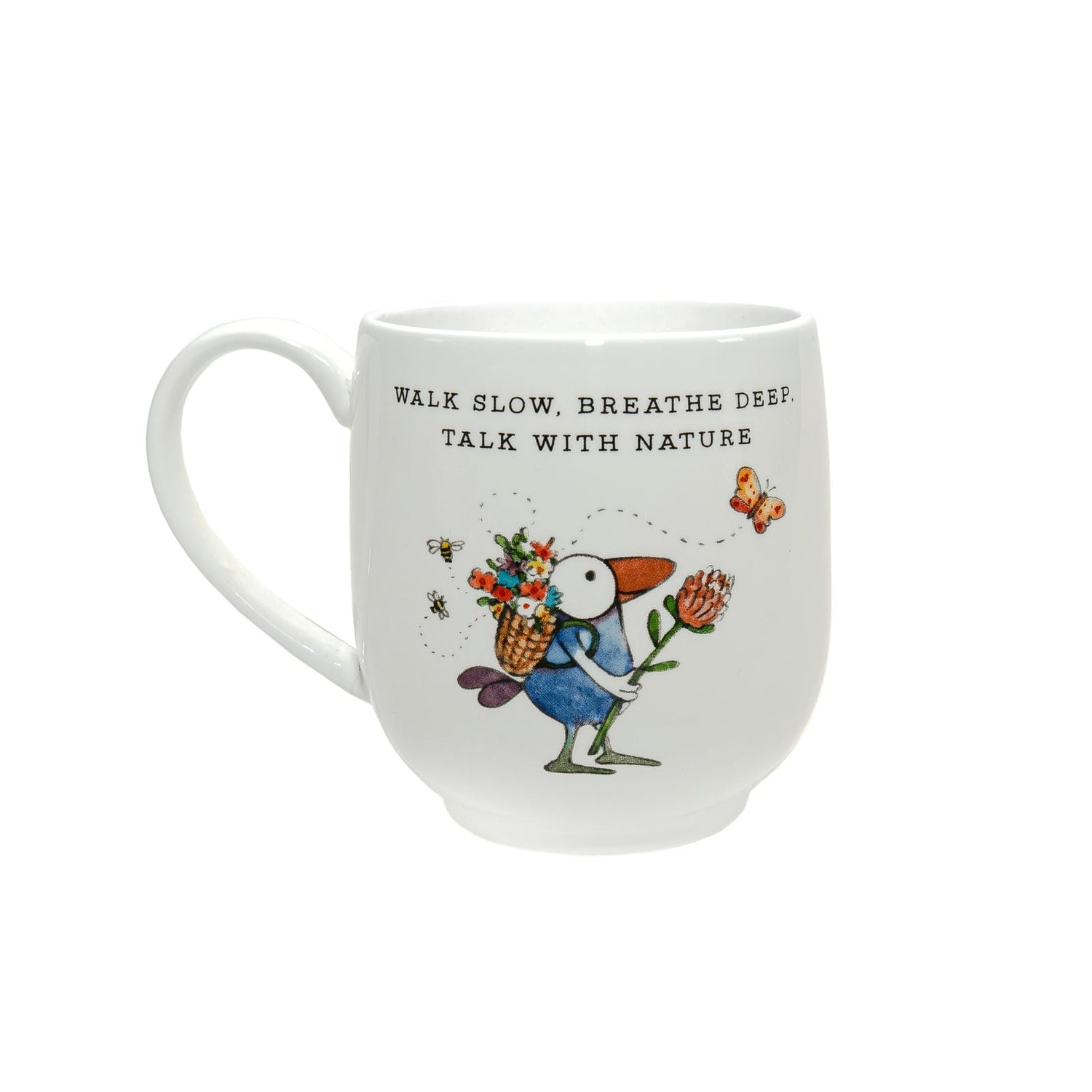 Twigseeds Fine Bone China Cup-Breathe
