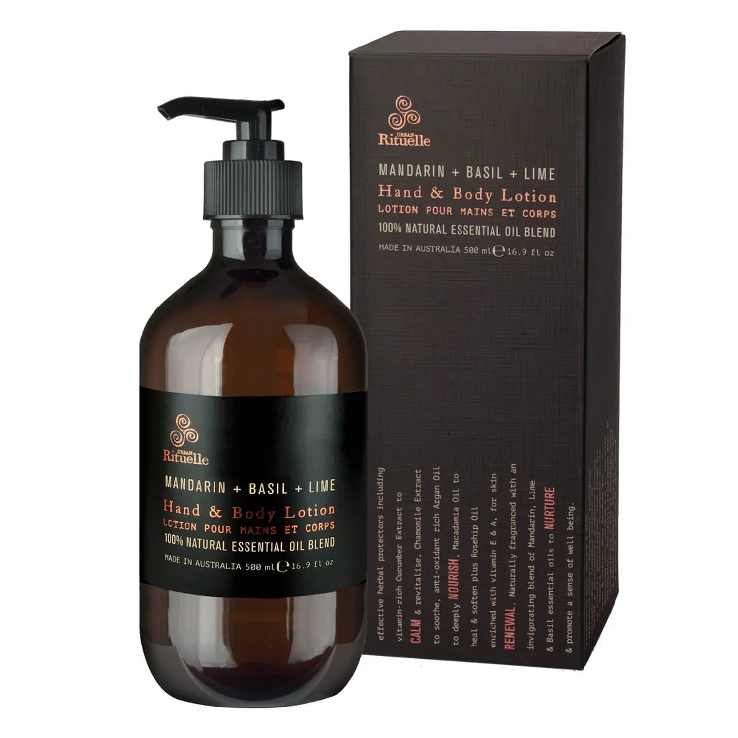 Mandarin, Basil & Lime Hand & Body Lotion | Urban Rituelle