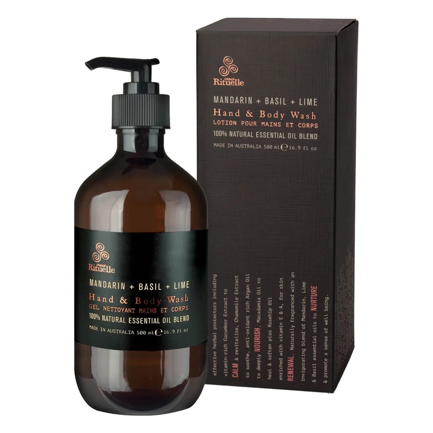 Mandarin, Basil & Lime Hand & Body Wash | Urban Rituelle