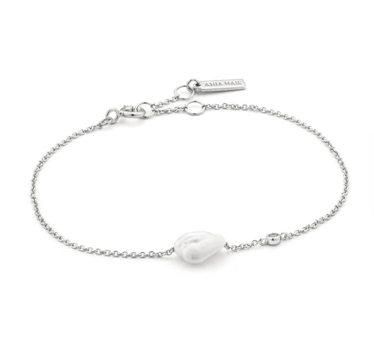 Ania Haie Pearl of Wisdom Bracelet Silver