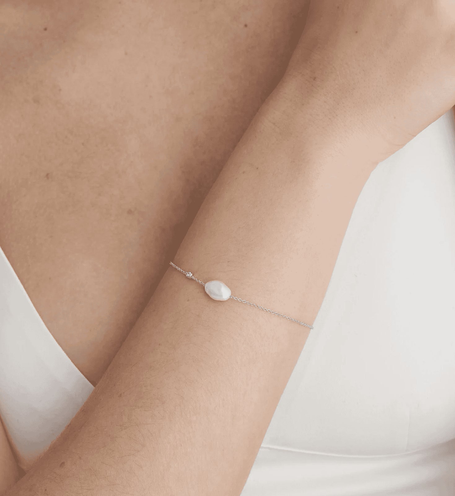 Ania Haie Pearl of Wisdom Bracelet Silver