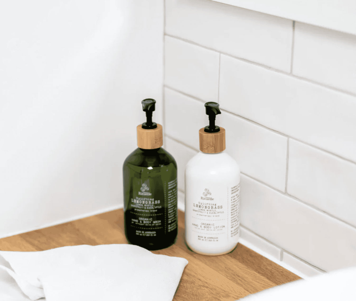 Uplifting Lemongrass, Lemon Myrtle, Grapefruit & Eucalyptus, Hand & Body Lotion l Urban Rituelle