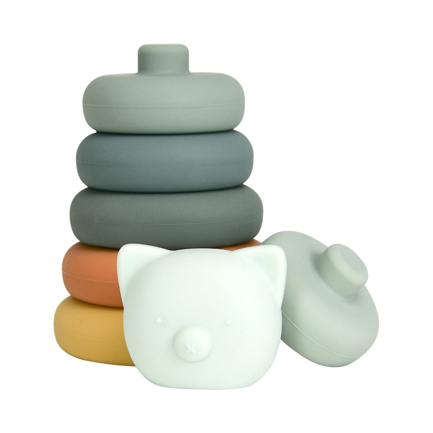 Silicone Stackable - Bear