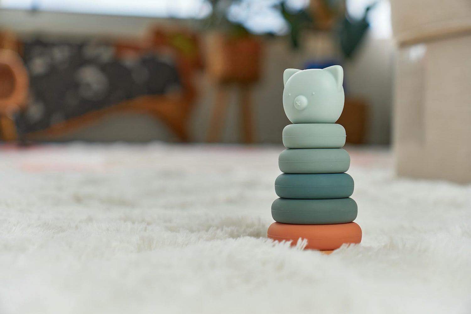Silicone Stackable - Bear