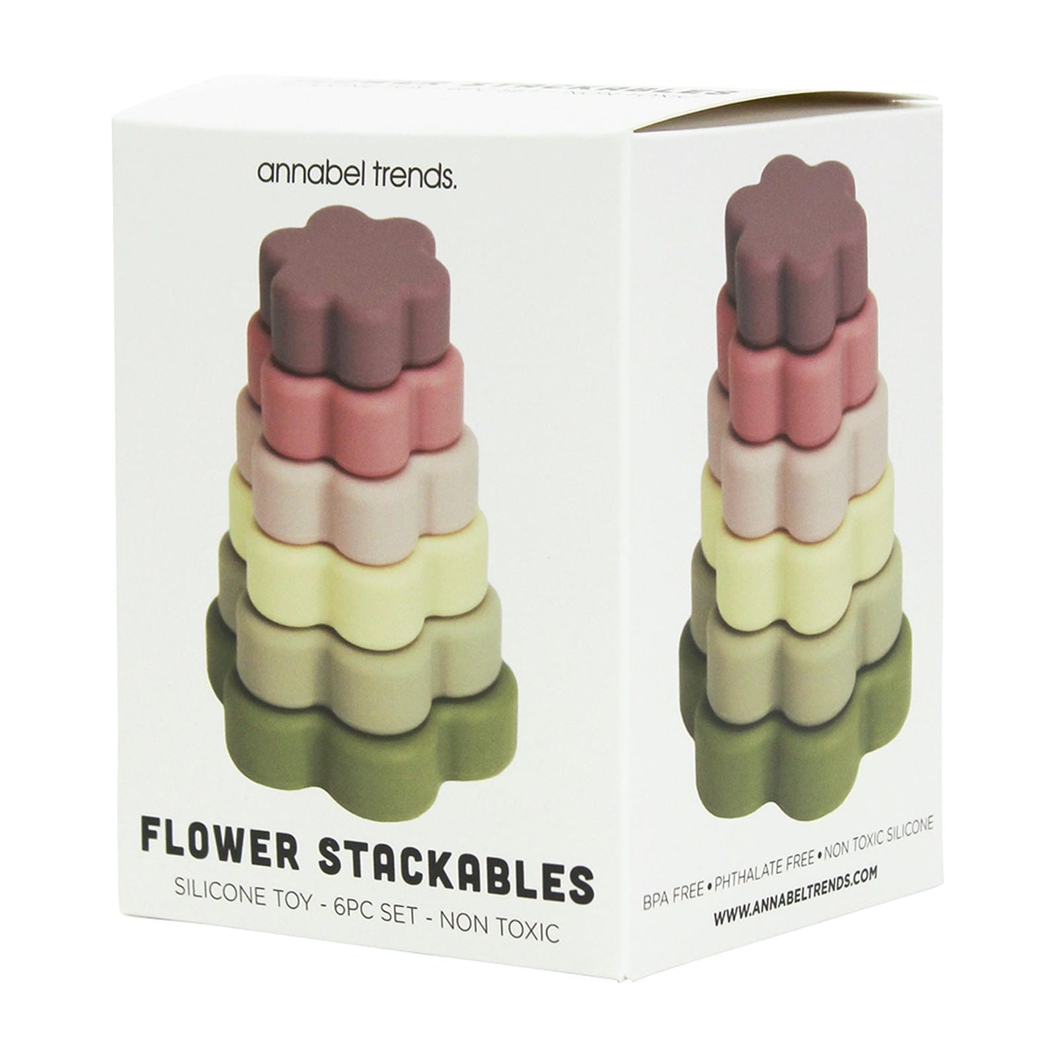 Silicone Stackable - Flower