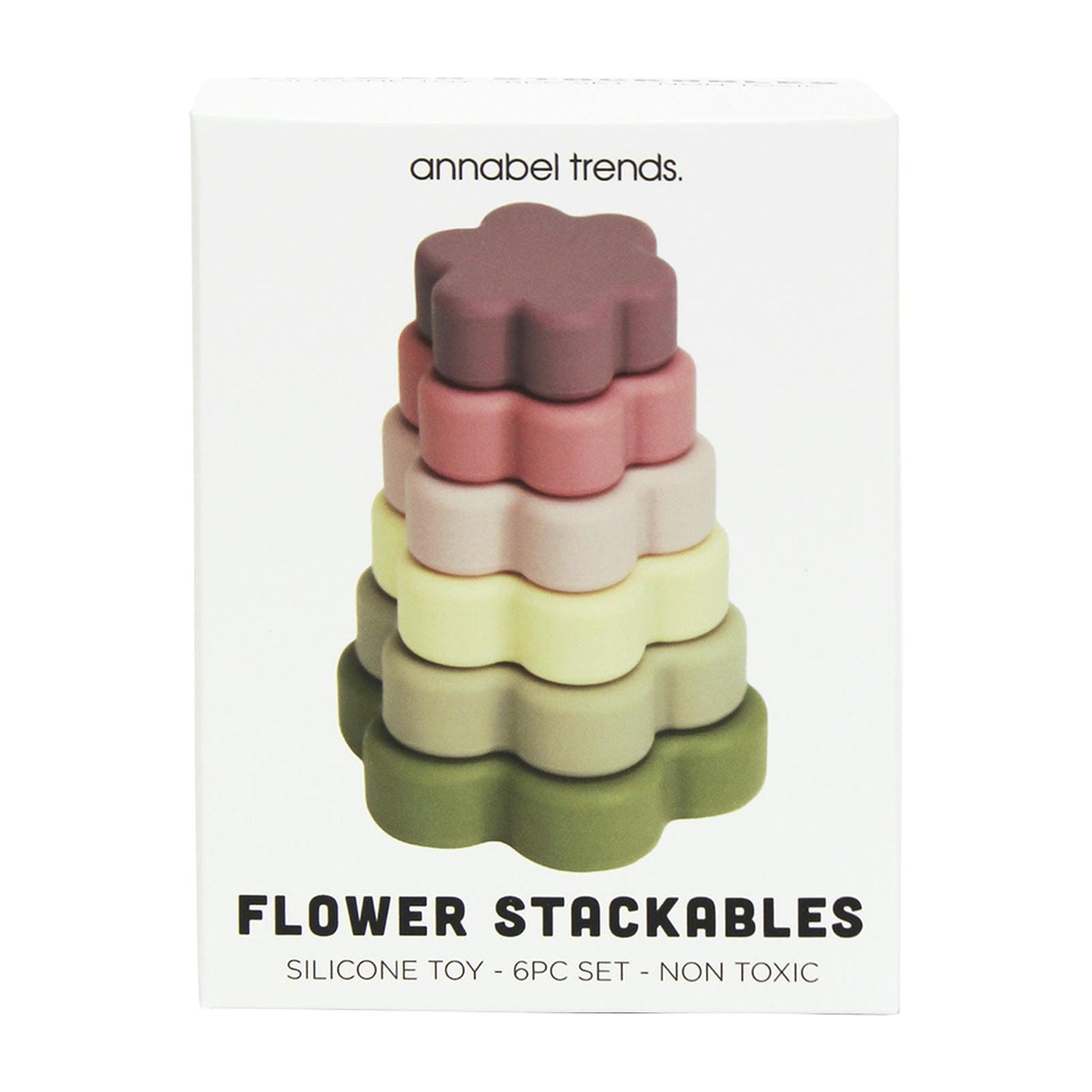Silicone Stackable - Flower