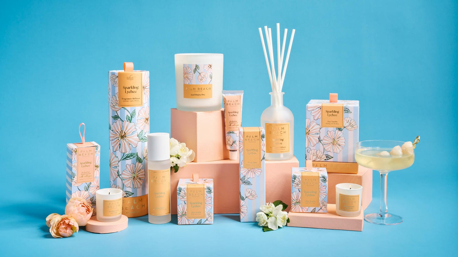 Palm Beach Sparkling Lychee 200ml Fragrance Diffuser