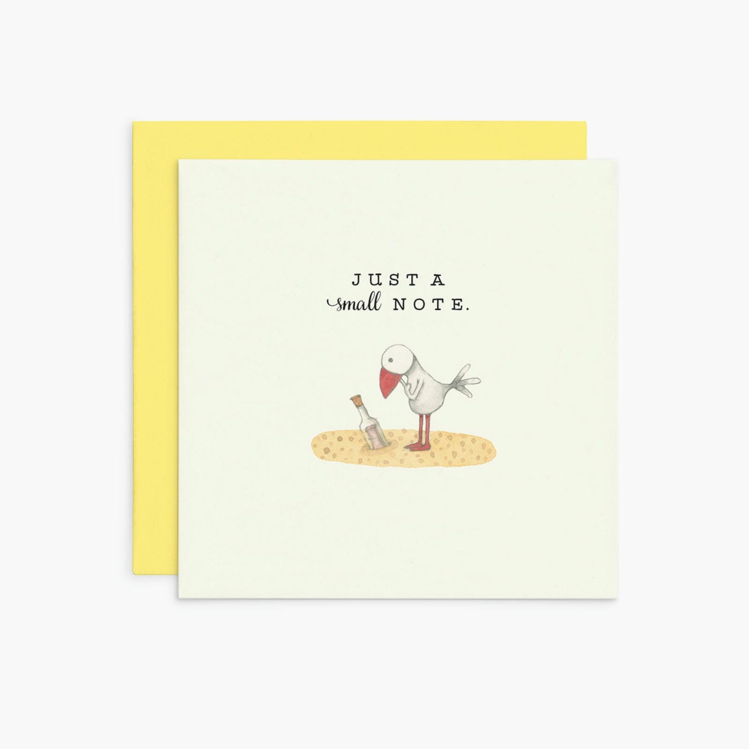 K161 - Just A Small Note - Twigseeds Greeting Card