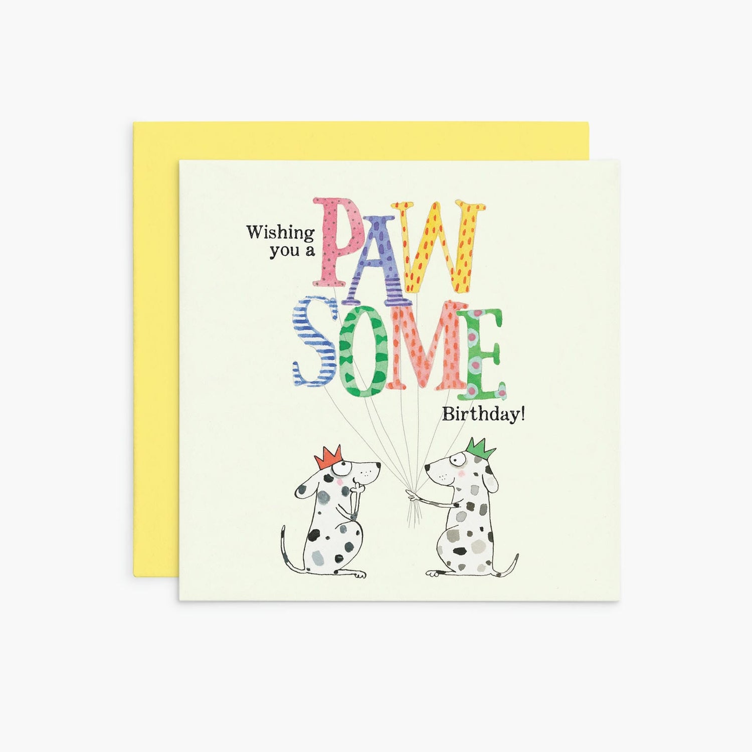 K338 - Wishing You A Pawsome Birthday - Twigseeds Birthday Card