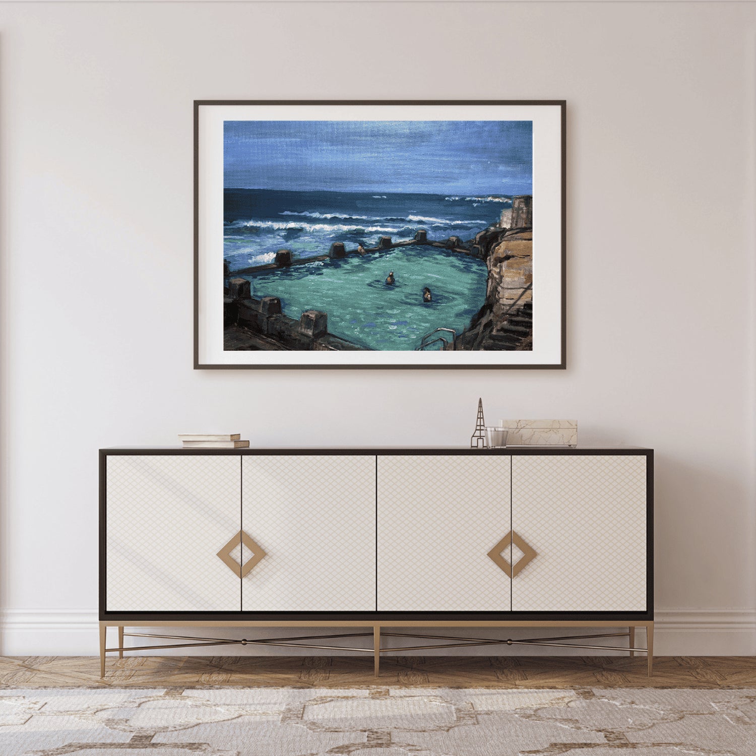 Betsy Marks Print Ross Jones Coogee Pool