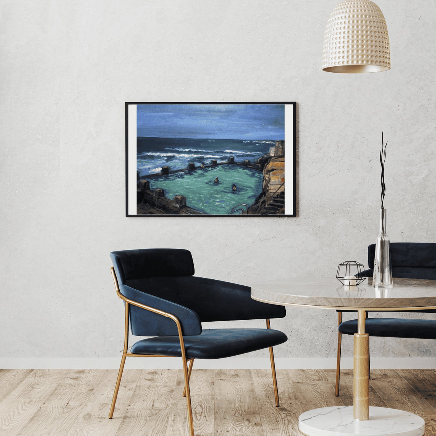 Betsy Marks Print Ross Jones Coogee Pool