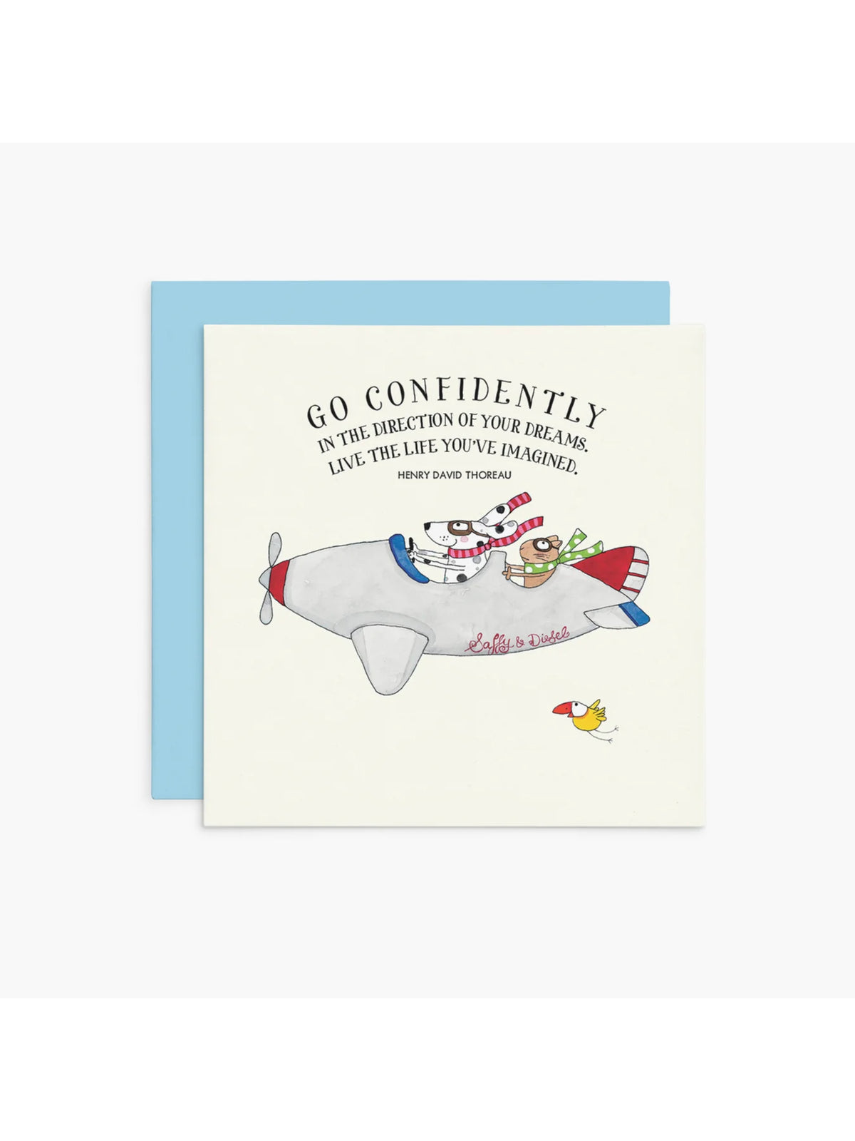 K061 - Go Confidently - Twigseeds Greeting Card